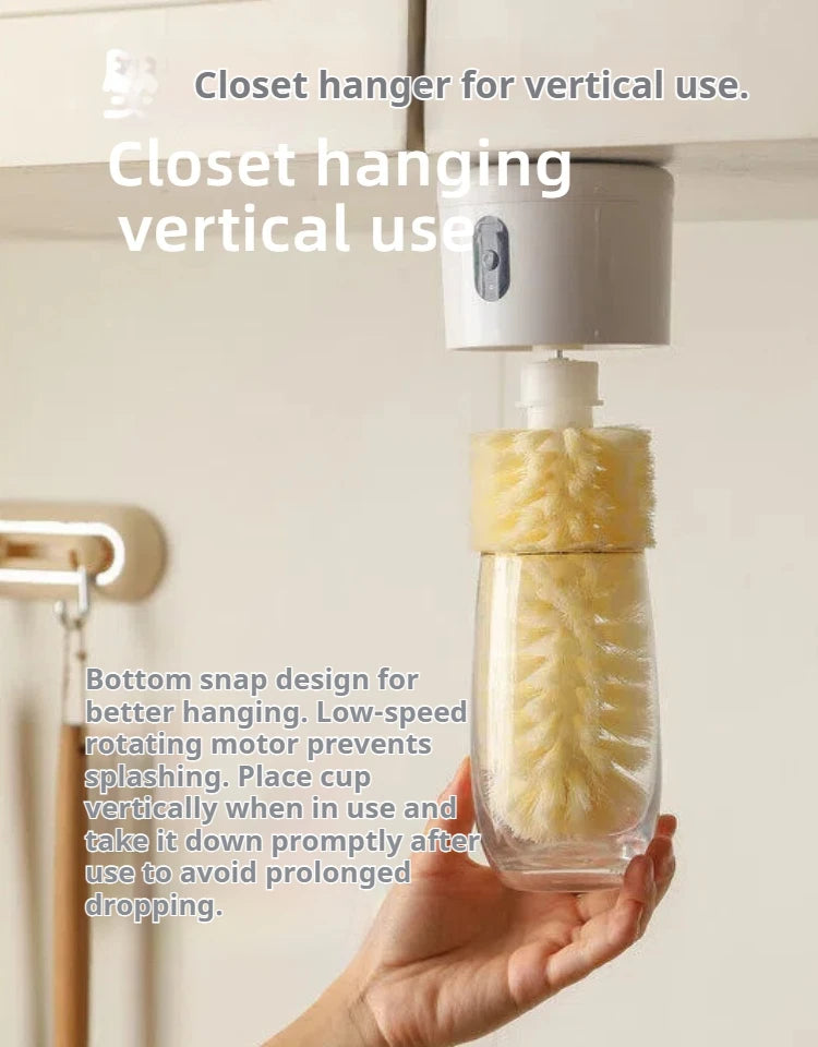 Electric Cup Scrubber Glass Cleaner Lazy Bottles Brush Sink Kitchen Cup Cleaning Brush Gadgets