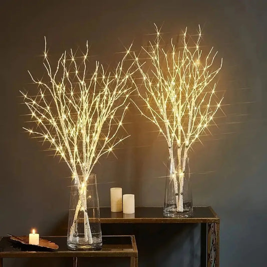 Rama de Abedul con luces LED