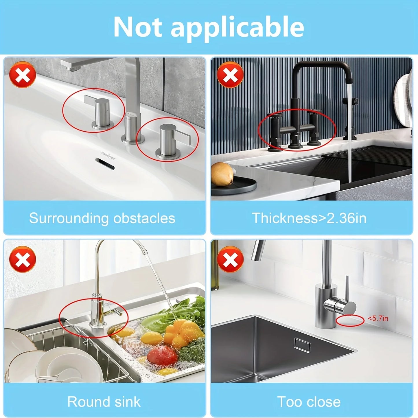 3 Colors to Choose From,Faucet Splash Proof Pad,Drain Pad,Drying Pad,Kitchen Bathroom Sink and Countertop