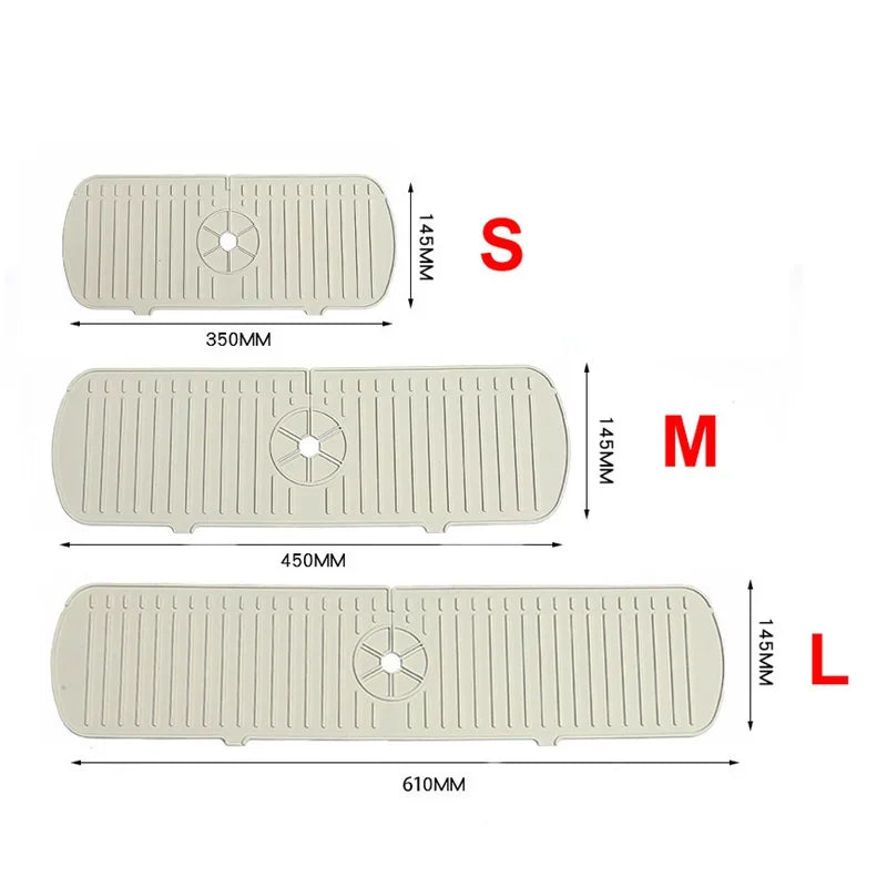 Alfombrilla de silicona para grifo