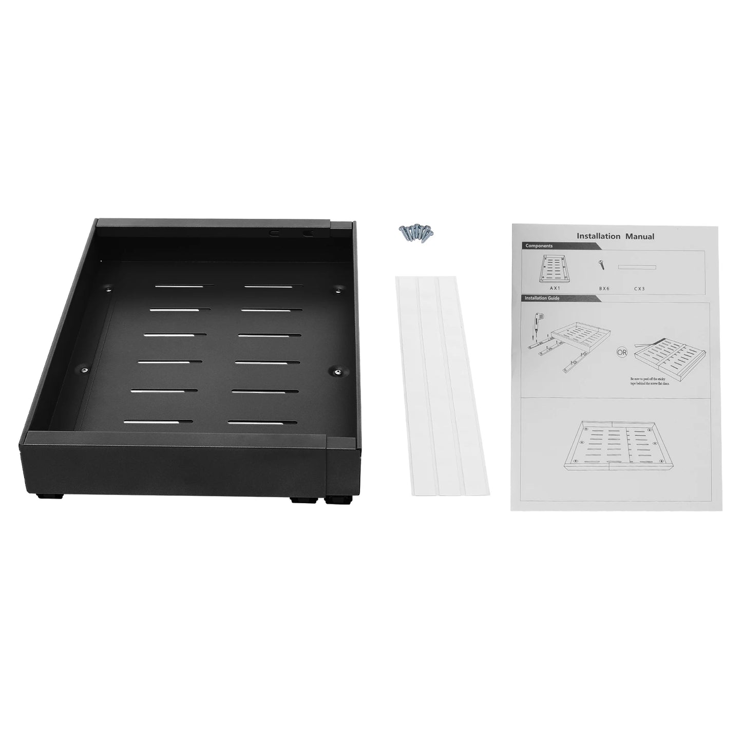 1/2Pcs Telescopic Drawer, Retractable Single Layer Sundries Storage Holder, Pull Out Storage Rack