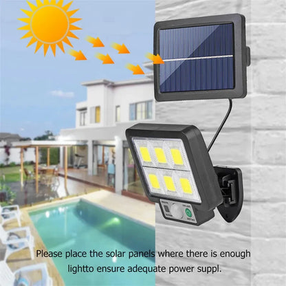 Solar Motion Wall Light – 3 Modes