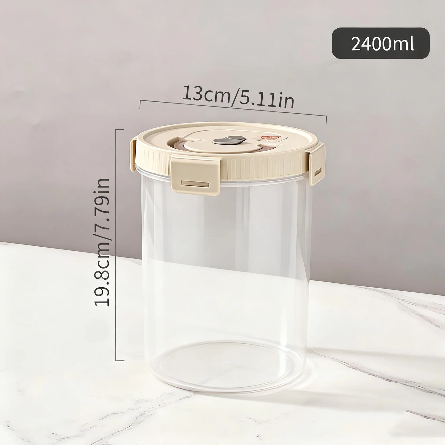 Noodles Sealed Storage Box With Handle Moisture-Proof Airtight Pasta Food Storage Container Kitchen Plastic Fresh-keeping Box