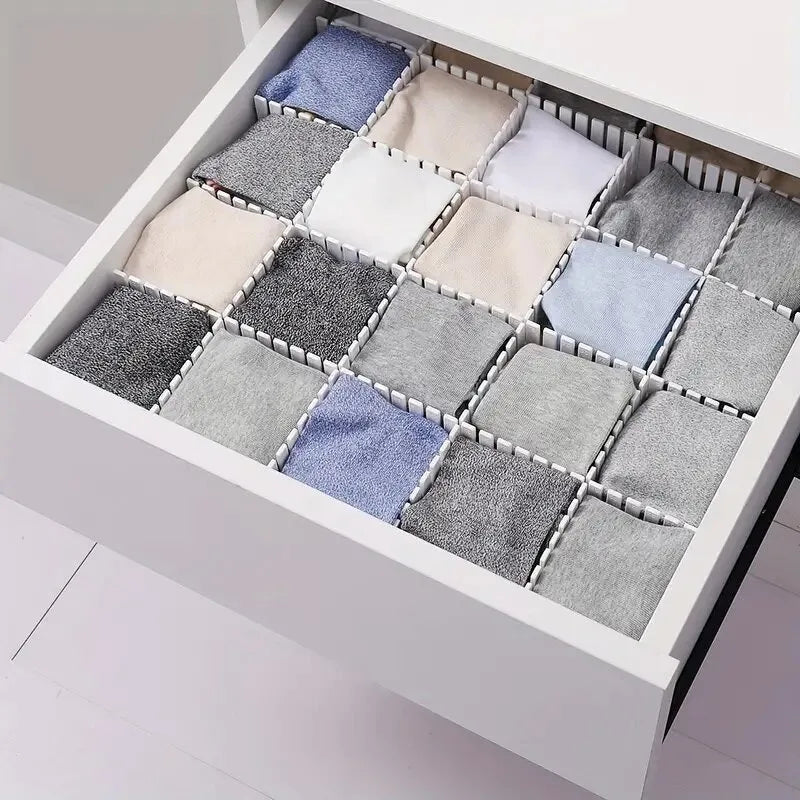 4/8/12PCS Drawer Divider Drawer Storage Divider bedroom