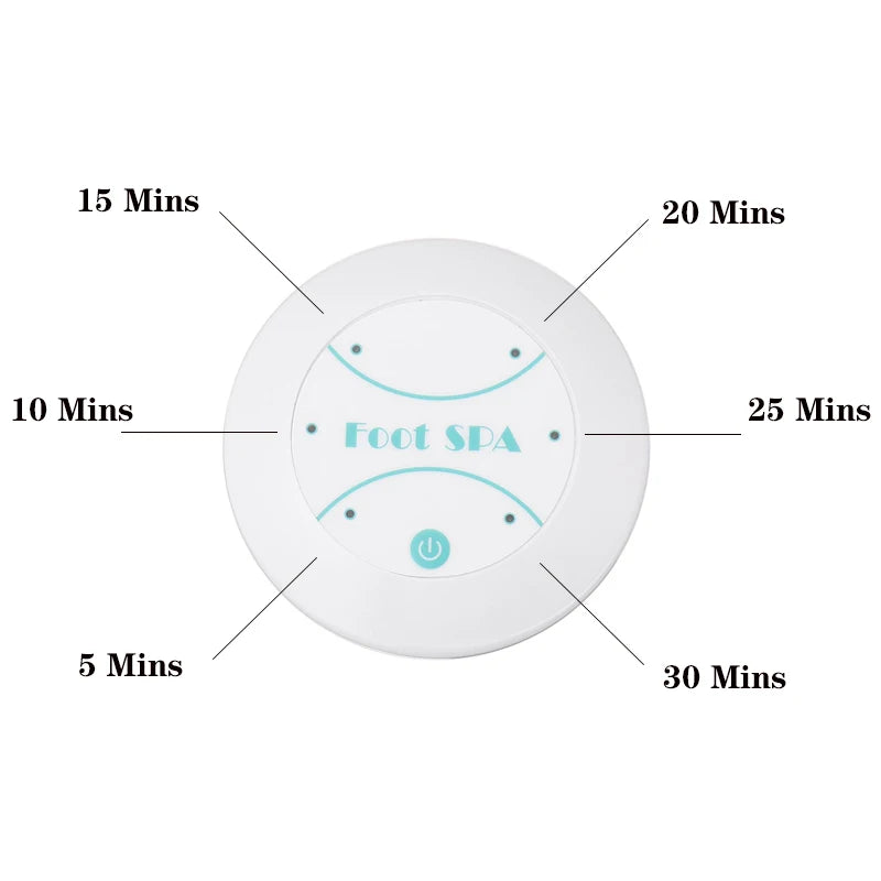 Detox Ionic FootBath Massage Machine Electric Foot Spa Bath Cleanse Massager Vibrating Care Arrays Aqua Health Therapy