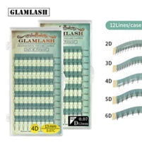 ANNAFRIS 4D 5D W Shape Eyelash Extension Handmade 12line/Tray Premade Volume Fans Clover W Lashes