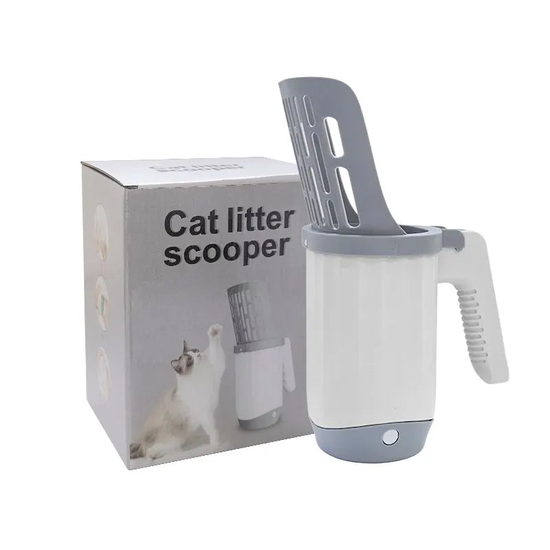 Cat Litter Shovel Scoop with Refill Bag For Pet Filter