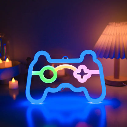 Gamer Neon Sign Lights,Gamer Controller Neon Lamp for E-sport Room