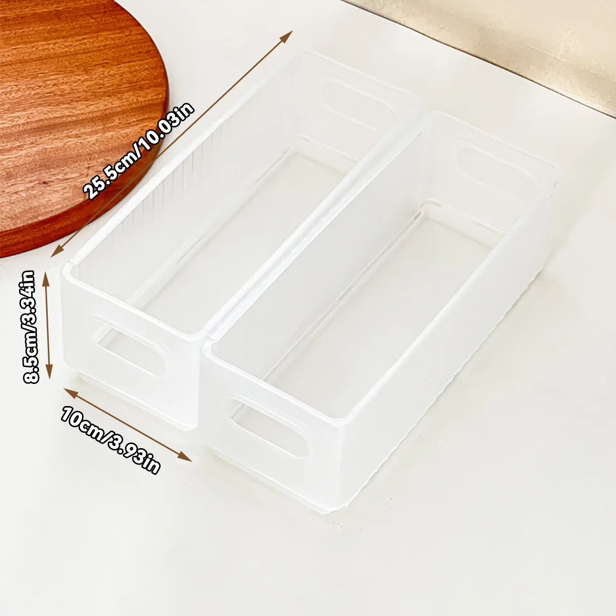 WORTHBUY Plastic Folding Fridge Storage Box Pull-Out Fruit Vegetable Organizer Box Large Capacity Kitchen Storage Organization
