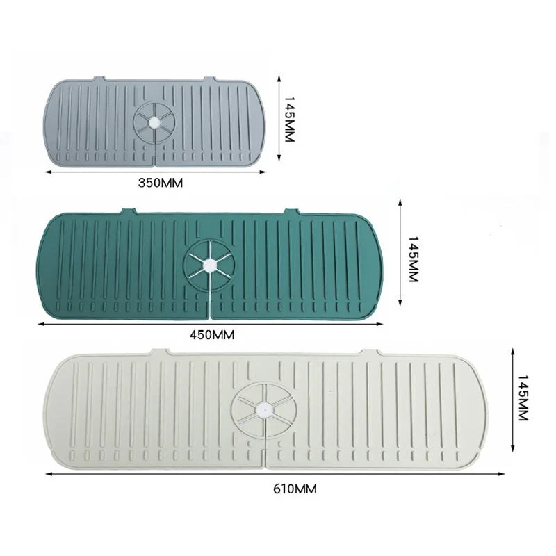 Alfombrilla de silicona para grifo