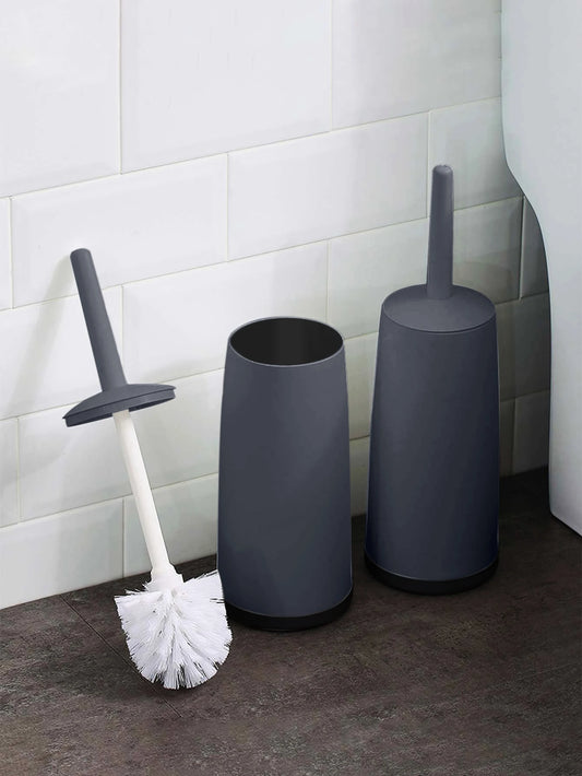 WORTHBUY Plastic Toilet Brush With Standing Base