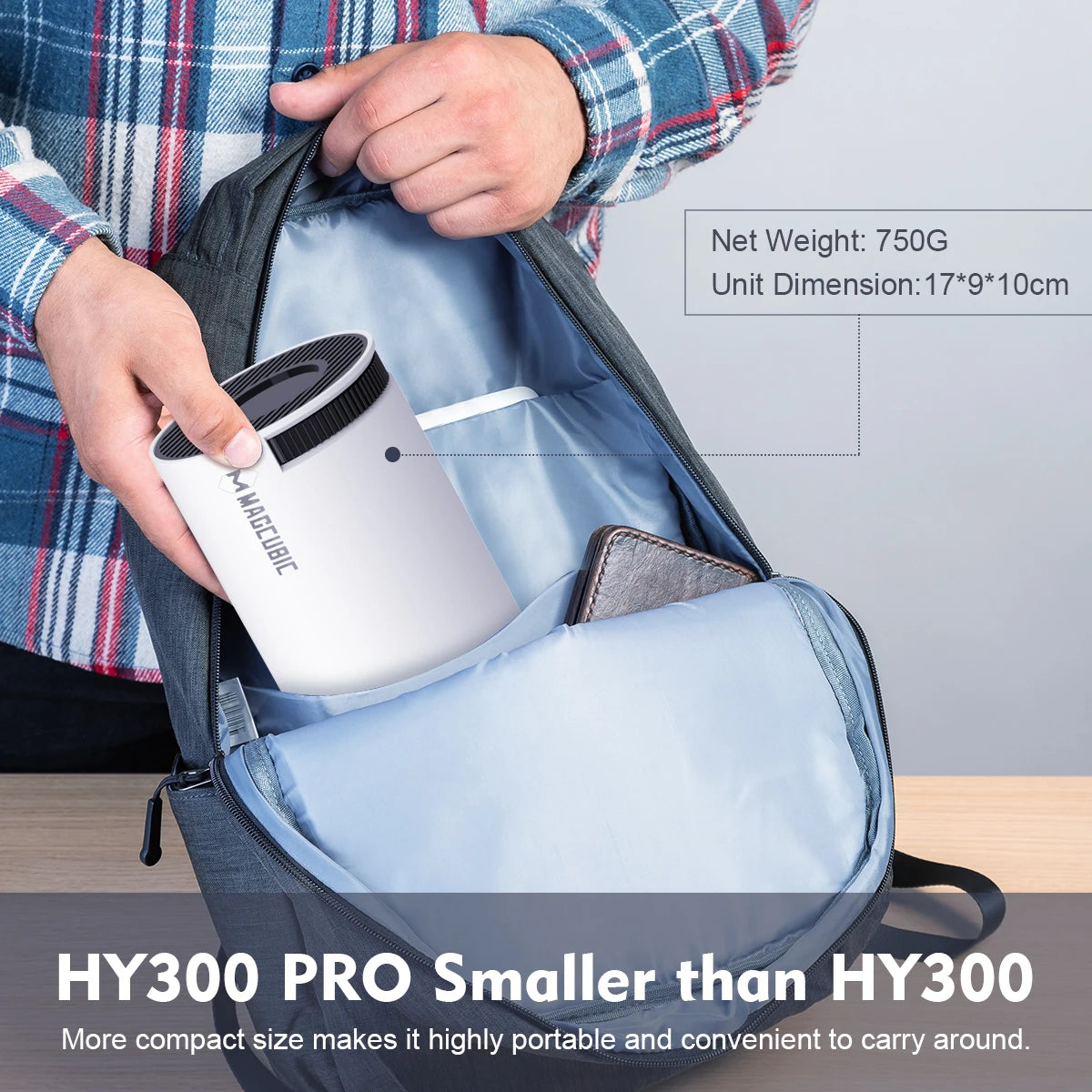 Proyector Magcubic HY300 PRO 4K Android 11 Dual