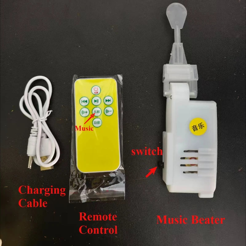 Almohada para dormir para bebés recién nacidos, con muñeco de palmada relajante, control remoto, almohada eléctrica para bebés con forma de mano y palmada relajante