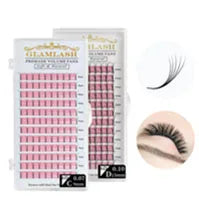 ANNAFRIS 4D 5D W Shape Eyelash Extension Handmade 12line/Tray Premade Volume Fans Clover W Lashes