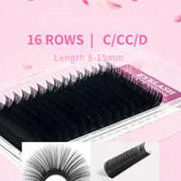 ANNAFRIS 4D 5D W Shape Eyelash Extension Handmade 12line/Tray Premade Volume Fans Clover W Lashes