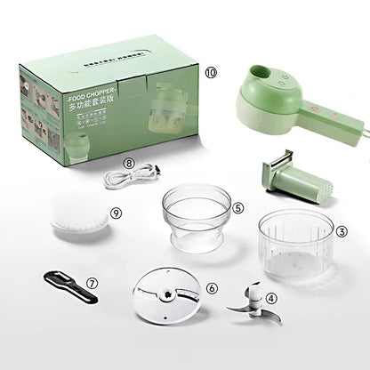"4-in-1 Wireless Food Processor & Chopper"