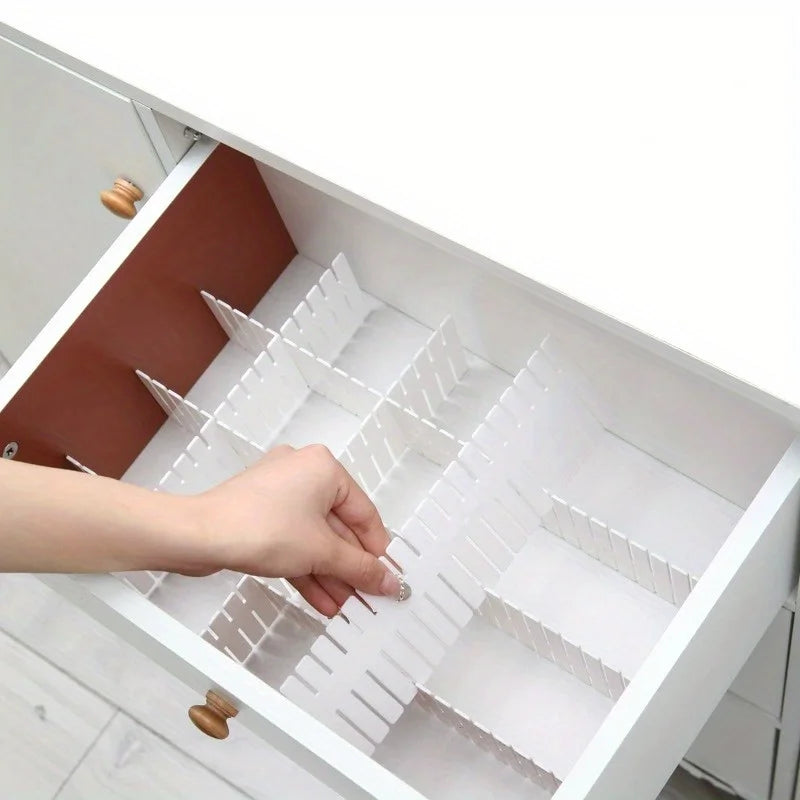 4/8/12PCS Drawer Divider Drawer Storage Divider bedroom
