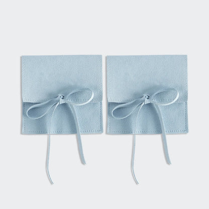 10pcs Velvet Jewelry Packaging Pouches Chic Wedding Favor Bags Cream microfiber Cosmetic Bags Product Package Wedding Gift Bag