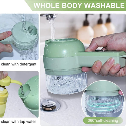 "4-in-1 Wireless Food Processor & Chopper"
