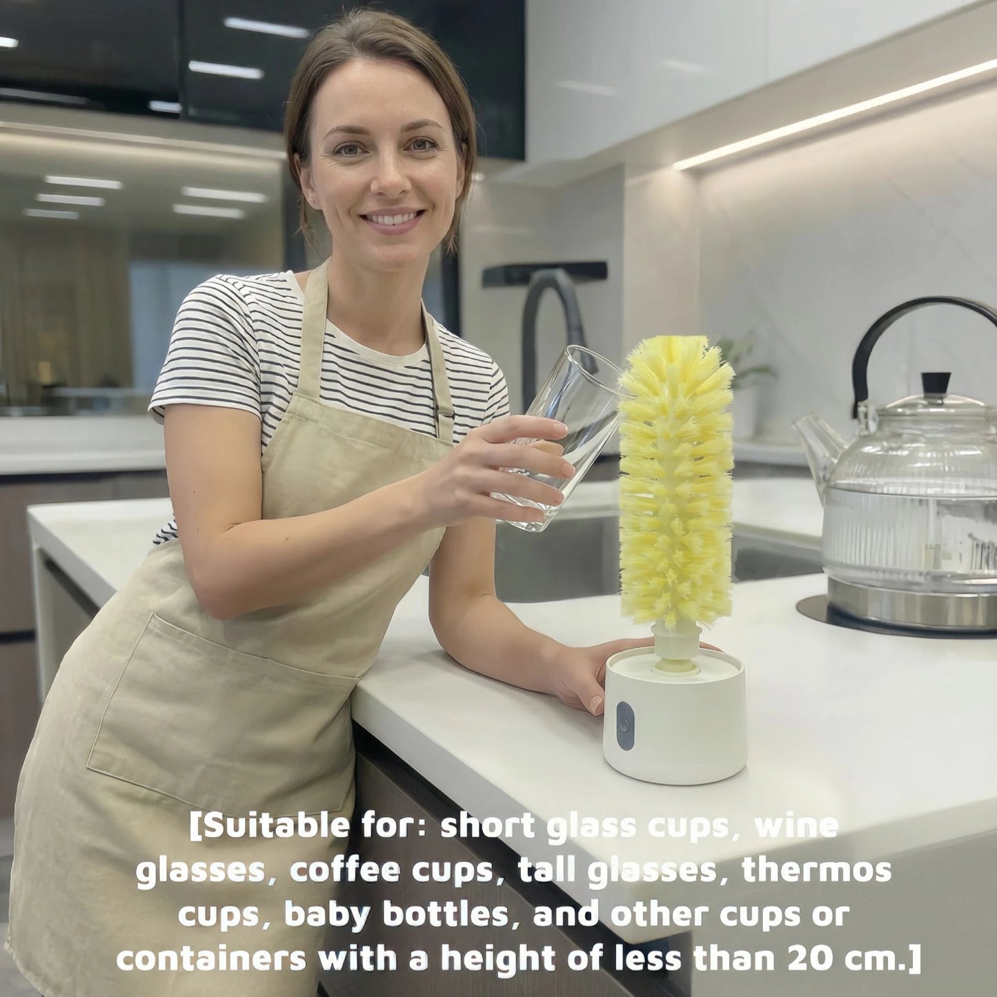 Electric Cup Scrubber Glass Cleaner Lazy Bottles Brush Sink Kitchen Cup Cleaning Brush Gadgets