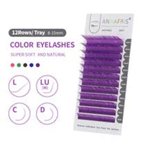 ANNAFRIS 4D 5D W Shape Eyelash Extension Handmade 12line/Tray Premade Volume Fans Clover W Lashes
