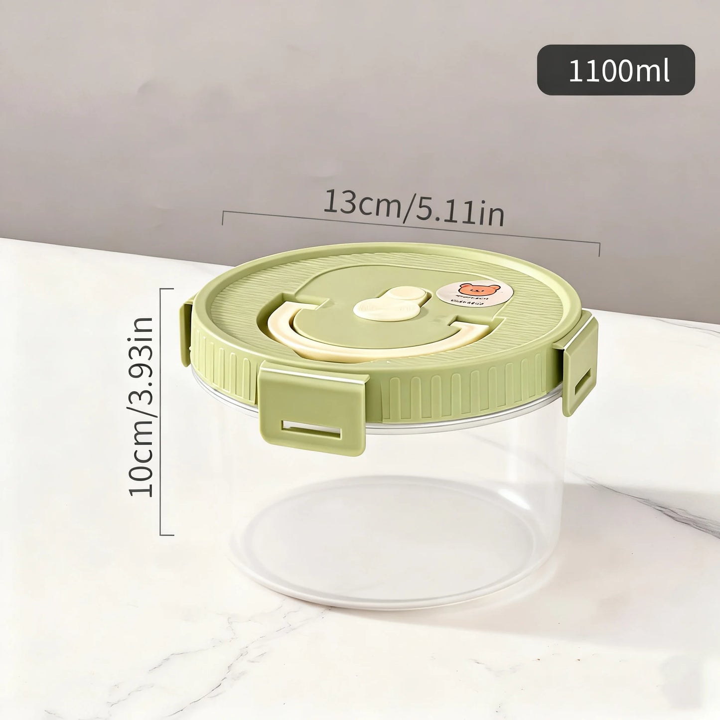 Noodles Sealed Storage Box With Handle Moisture-Proof Airtight Pasta Food Storage Container Kitchen Plastic Fresh-keeping Box