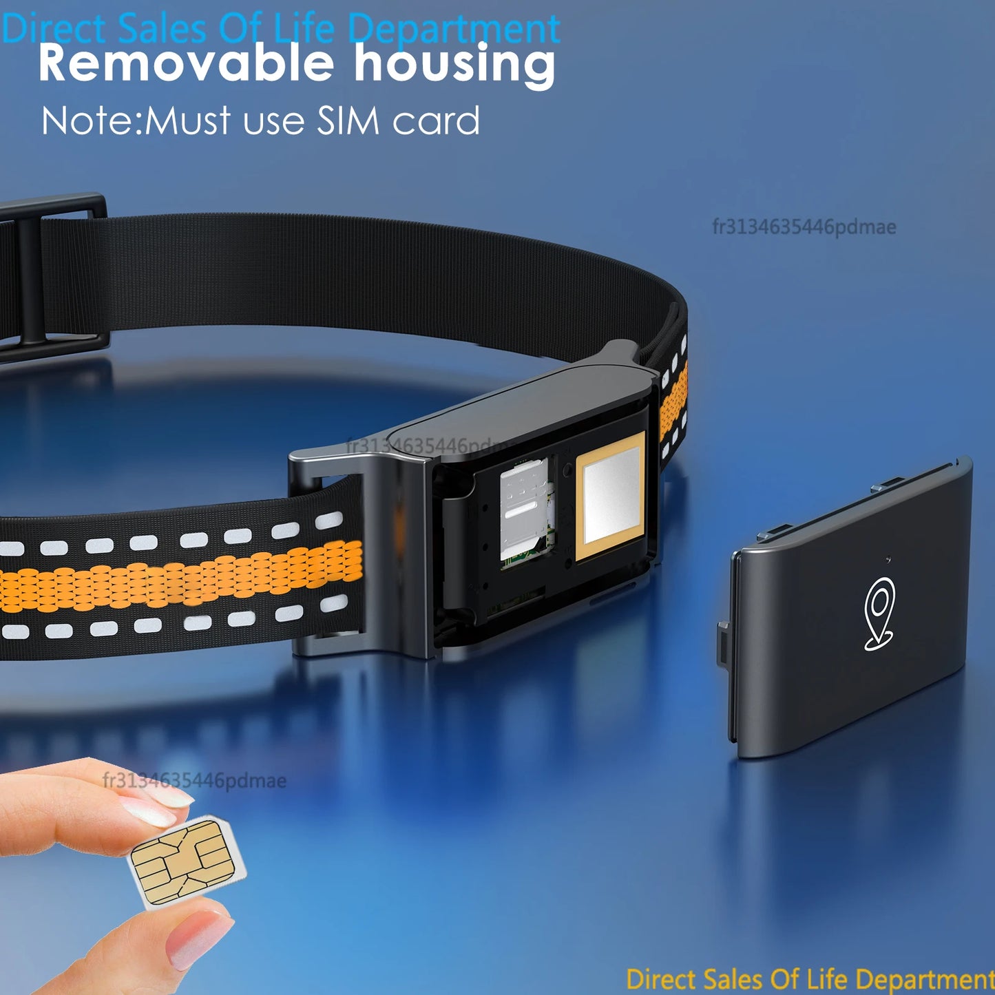 Localizador GPS 4G IP67 resistente al agua para perros y gatos, mini rastreador de mascotas en tiempo real antipérdida, collar inteligente con control por aplicación