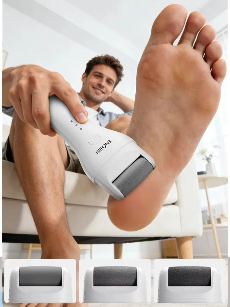 Enchen Electric Foot Callus Remover Rechargeable Ipx6 Waterproof 2 Speeds USB Charging 1 Sanding Head