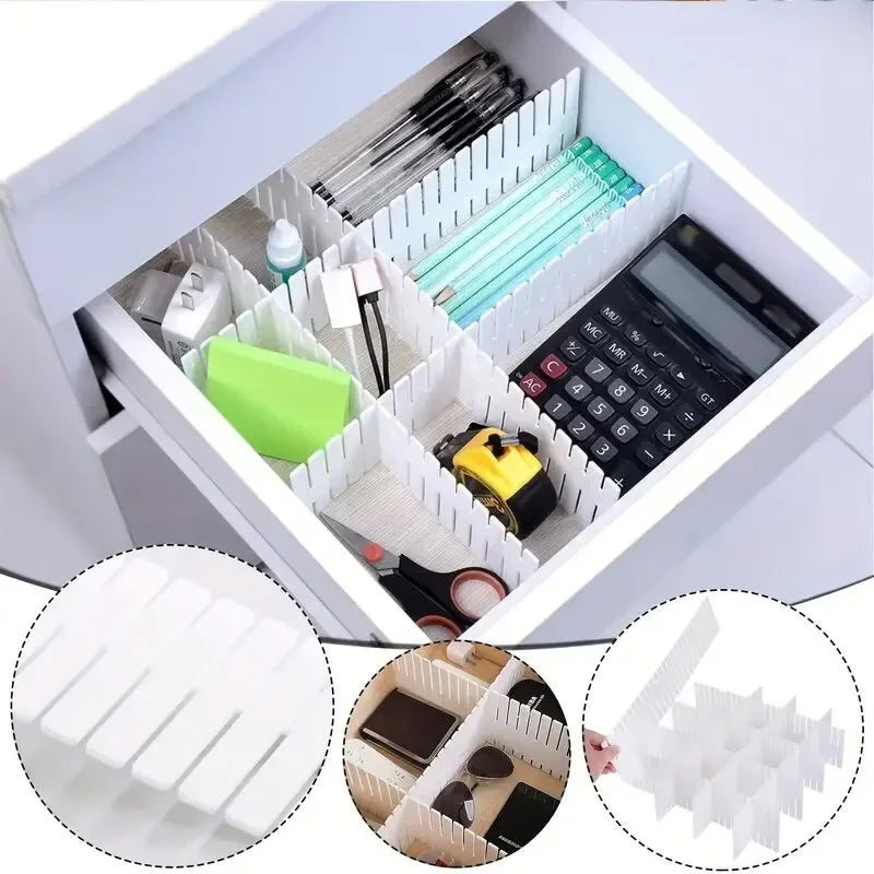 4/8/12PCS Drawer Divider Drawer Storage Divider bedroom