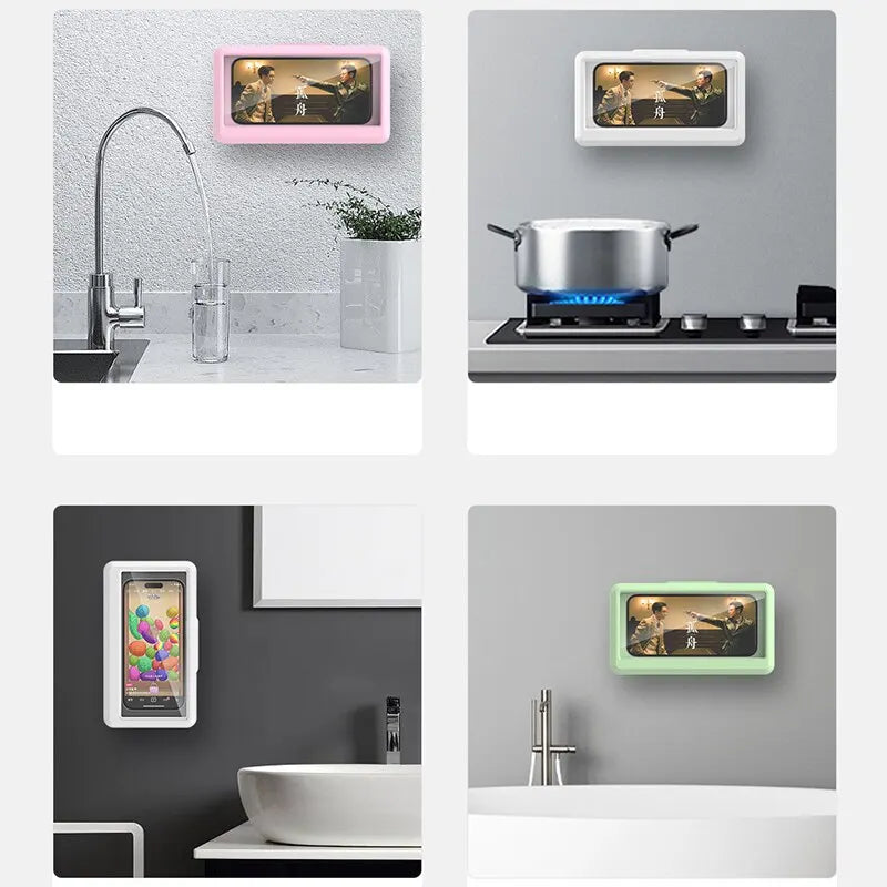 Soporte de teléfono impermeable para la ducha