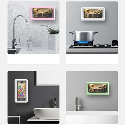 Soporte de teléfono impermeable para la ducha