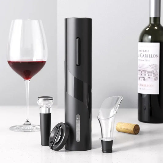 Abridores de vinho tinto elétricos Abridores de vinho saca-rolhas automáticos para vinho tinto Cortador de papel alumínio Acessórios de cozinha Gadgets Abridor de garrafas