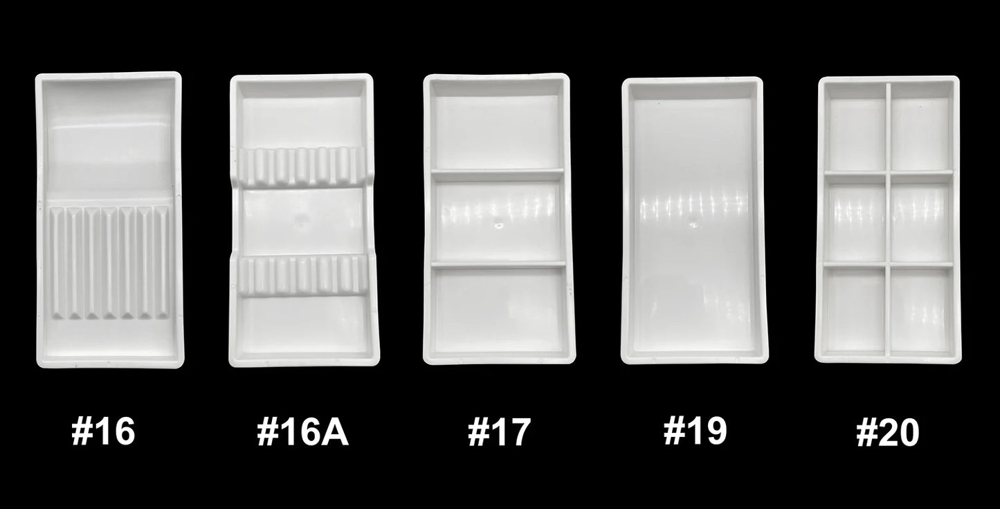 1Pcs WELLCK Dental Autoclavable Cabinet Trays Plastic Drawer Organizer for Dentist Doctor Surgical Dental Tray 9.5cm*19.5cm*2cm