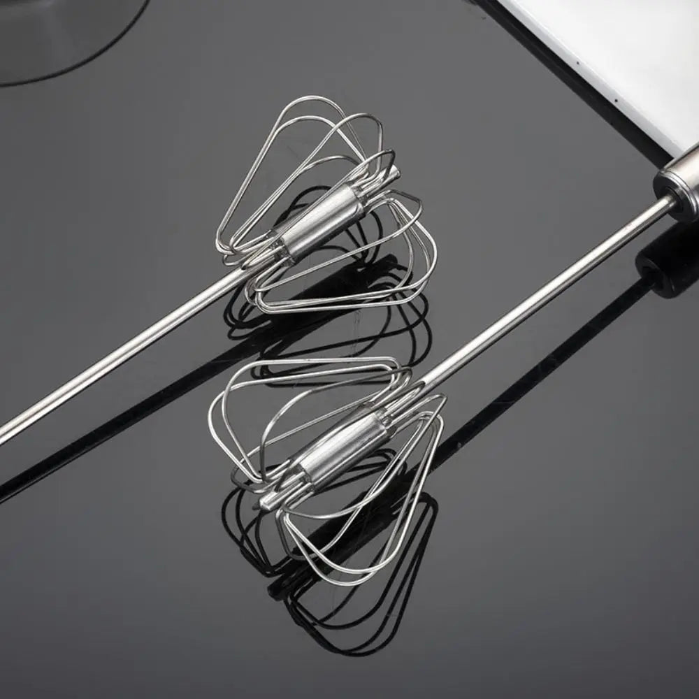 Stainless Steel Rotating Whisk