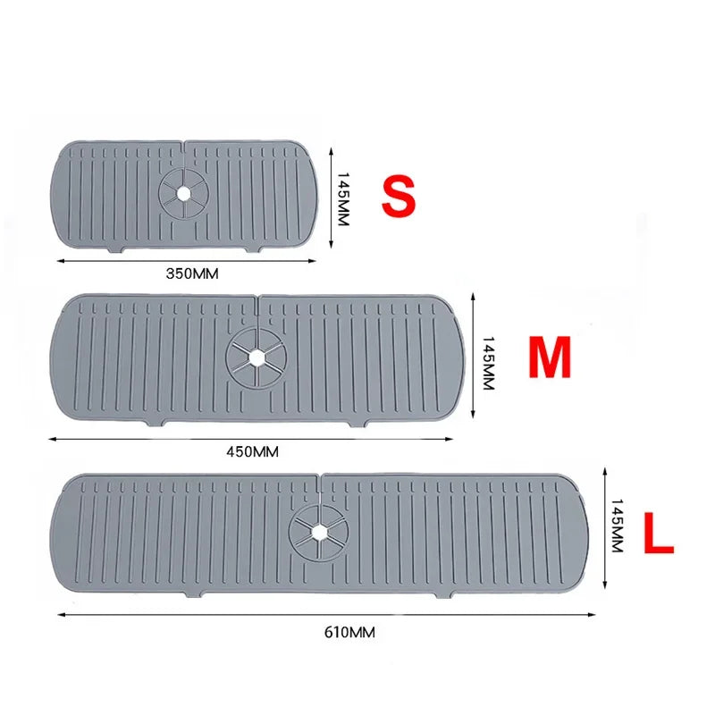 Alfombrilla de silicona para grifo