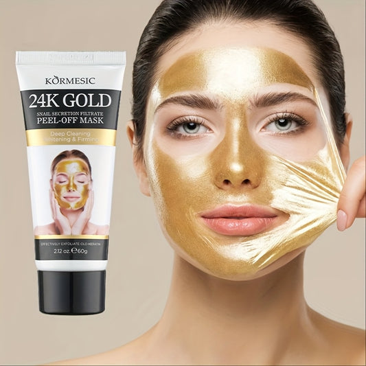 KORMESIC Mascarilla Facial 24K con Baba de Caracol